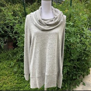 NWT Cupio Cowl Neck Soft Tunic 1x
